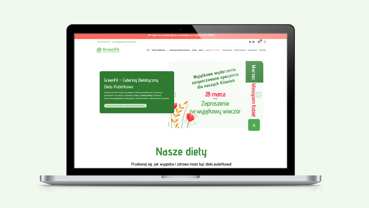 GreenFit Catering - dieta pudełkowa Zielona Góra i lubuskie